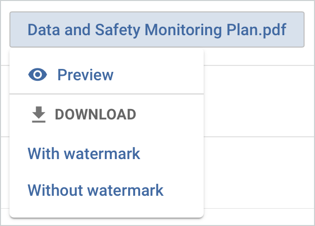 Attachment Options - Preview and Download with Watermark Options